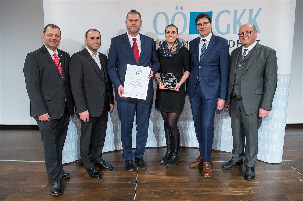 Auszeichnung: Brau Union Österreich erhält Gütesiegel für Betriebliche Gesundheitsförderung