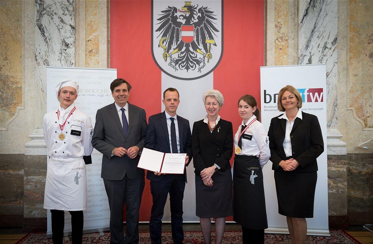 Brau Union Österreich unterstützt Top-Lehrlingsbewerb von Amuse Bouche