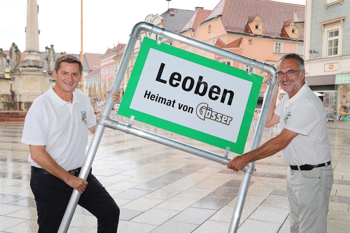 Die Stadt Leoben und die Brauerei Göss setzen auf anhaltende Partnerschaft