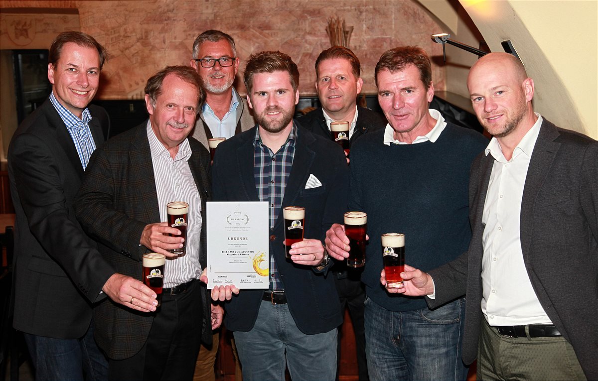 Ein Hoch auf die Österreichische Bierkultur: Kärntner Bierkrone 2017 geht an „Bierhaus zum Augustin“