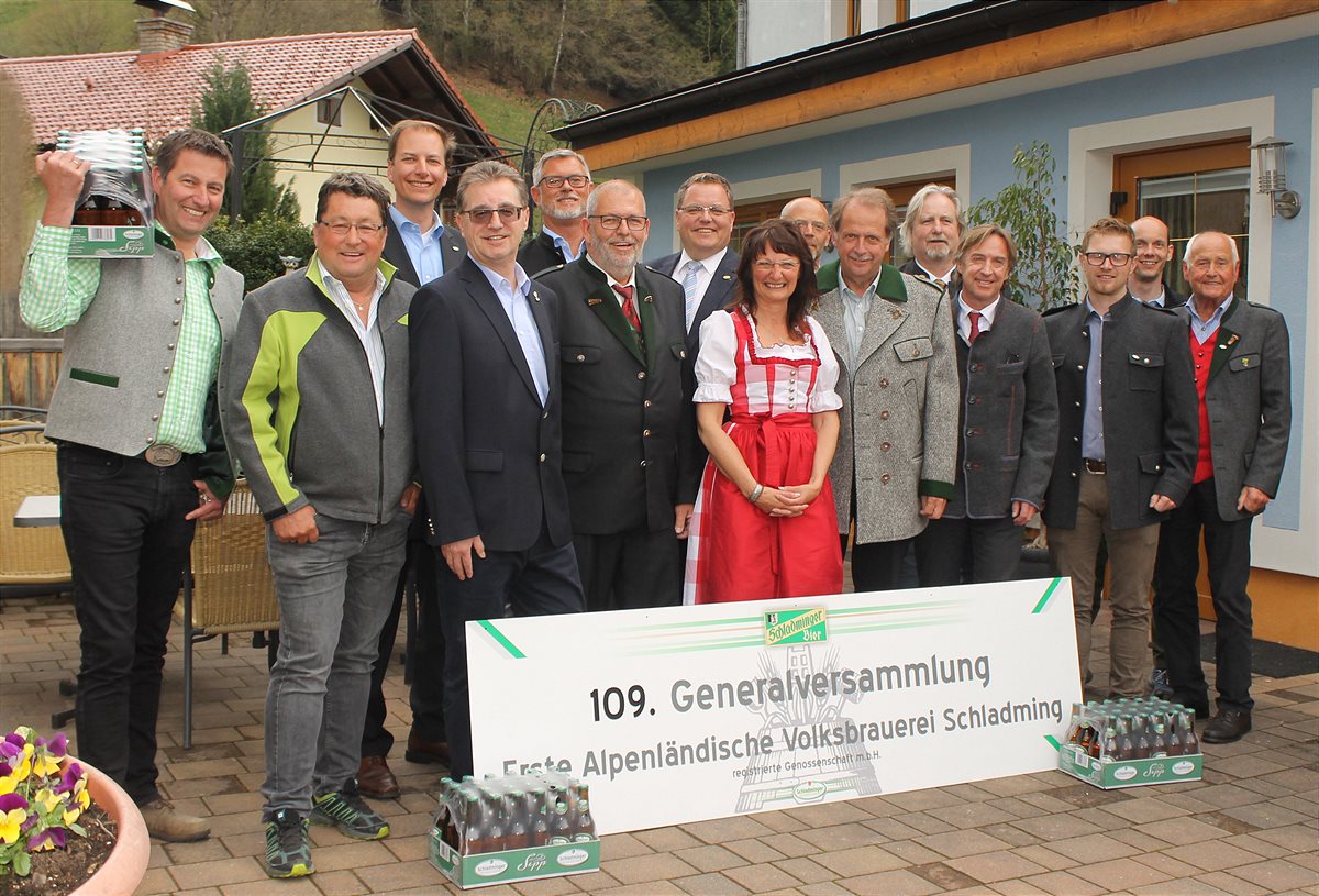 109. Generalversammlung der Ersten Alpenländischen Volksbrauerei, 16.4.2018, Kollerhof Assach