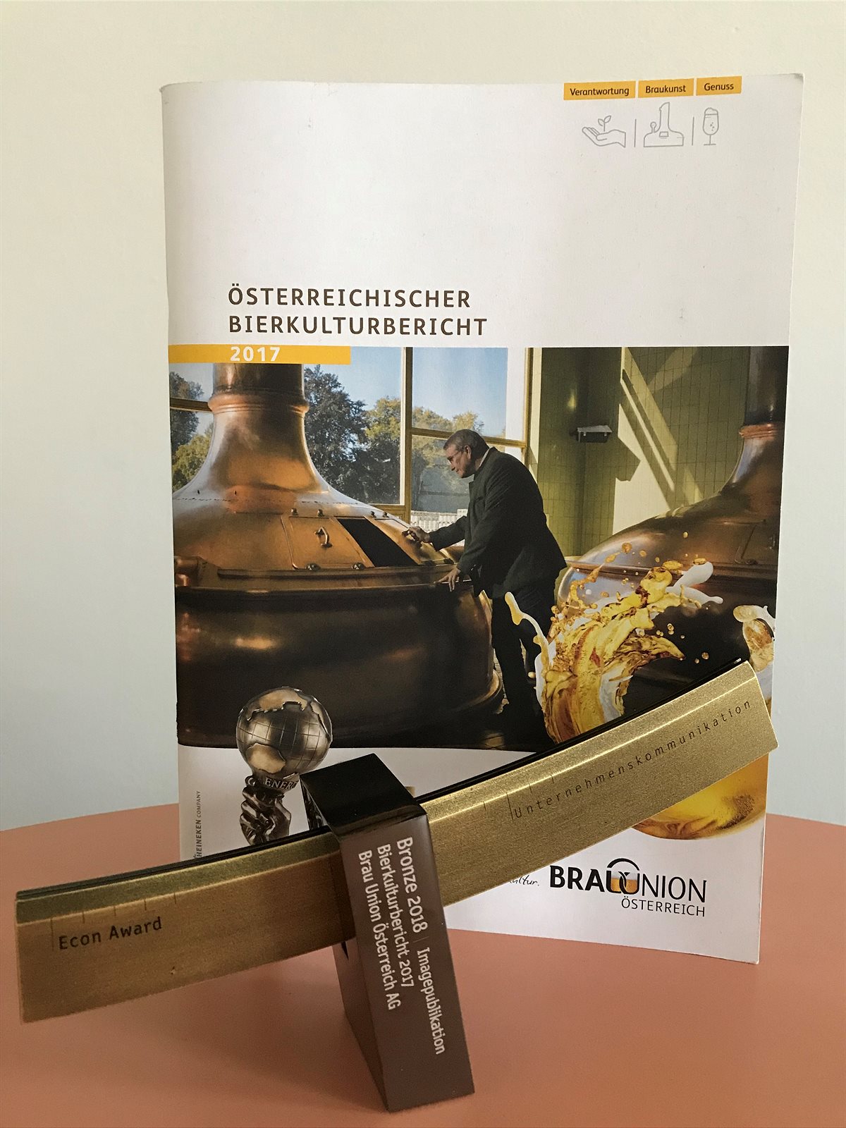 Beste Unternehmenskommunikation – Econ Award für Brau Union Österreich