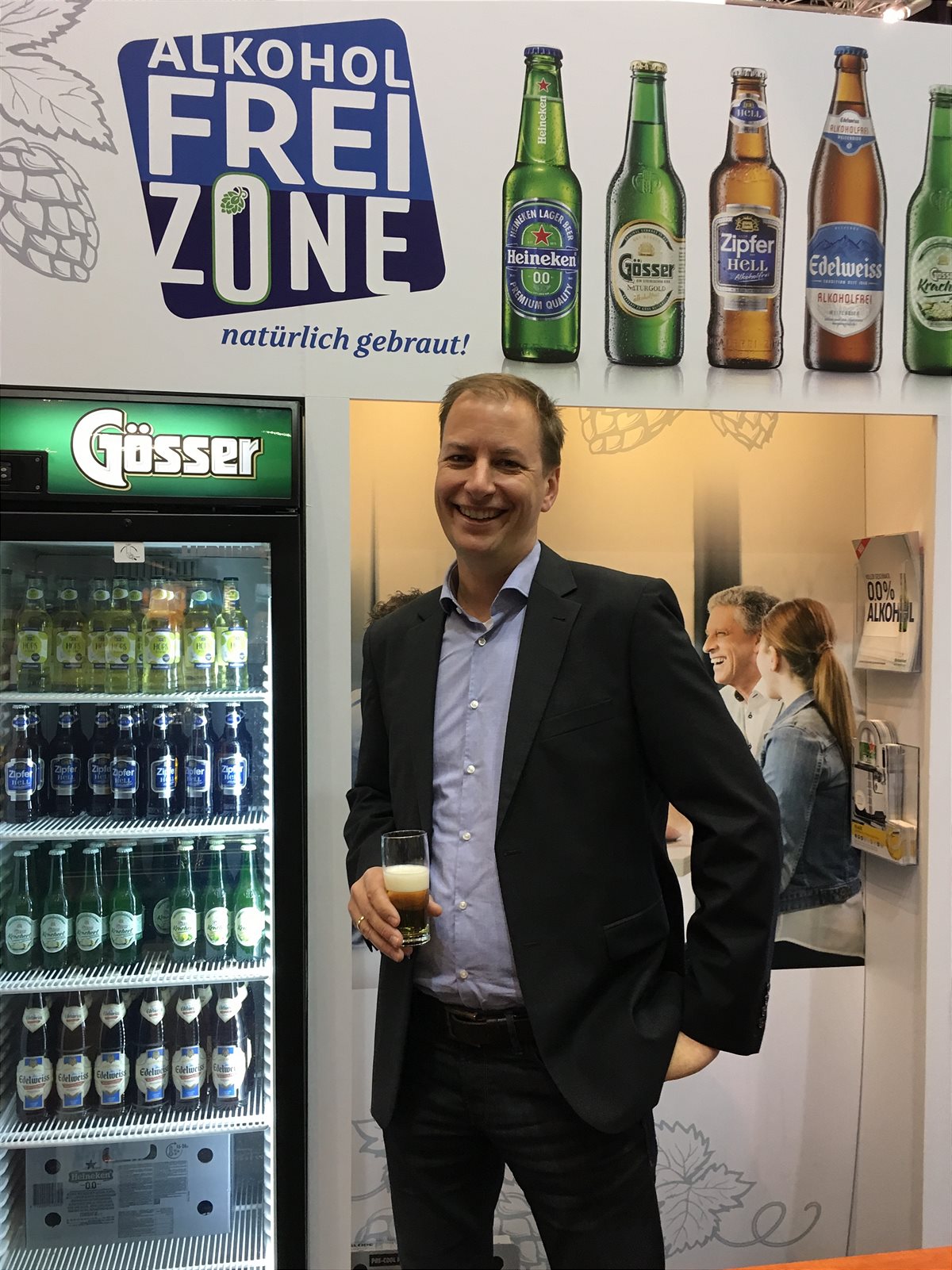 Magne Setnes, Vorstandsvorsitzender der Brau Union Österreich, sieht in alkoholfreien Bieren Wachstumspotenzial am Markt.
