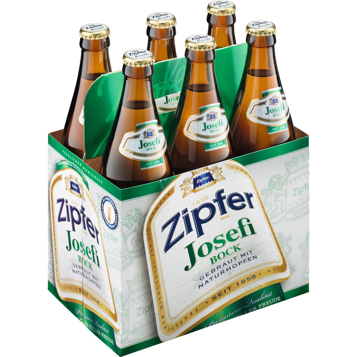 Der Zipfer Josefibock ist während der Osterzeit in der 0,5l Flasche erhältlich.