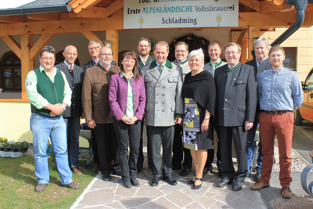 106. Generalversammlung der Ersten Alpenländischen Volksbrauerei, Gasthaus Brunnerwirt in Gleiming