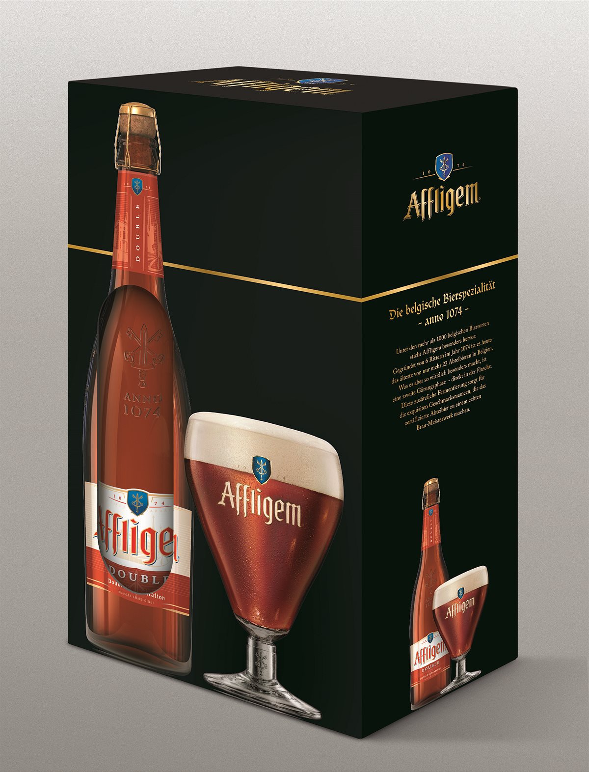 Belgische Bierspezialität Affligem Double in der limitierten 0,75 l Flasche