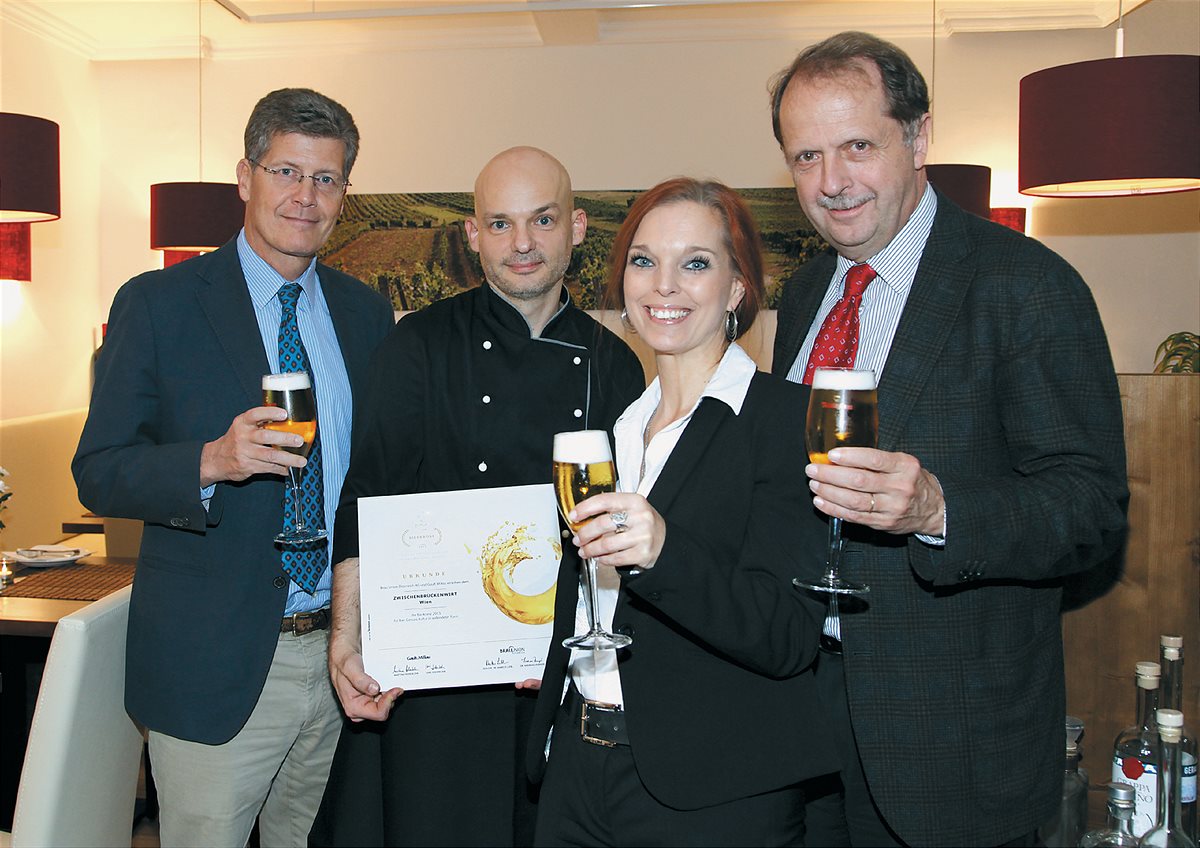 Vorbilder der österreichischen Bierkultur: Verleihung der Bierkrone 2015 in Wien