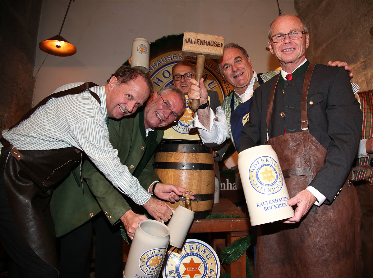 Kaltenhauser Bockbier-Anstich 2015: Das Bier für die kalte Jahreszeit ist wieder da