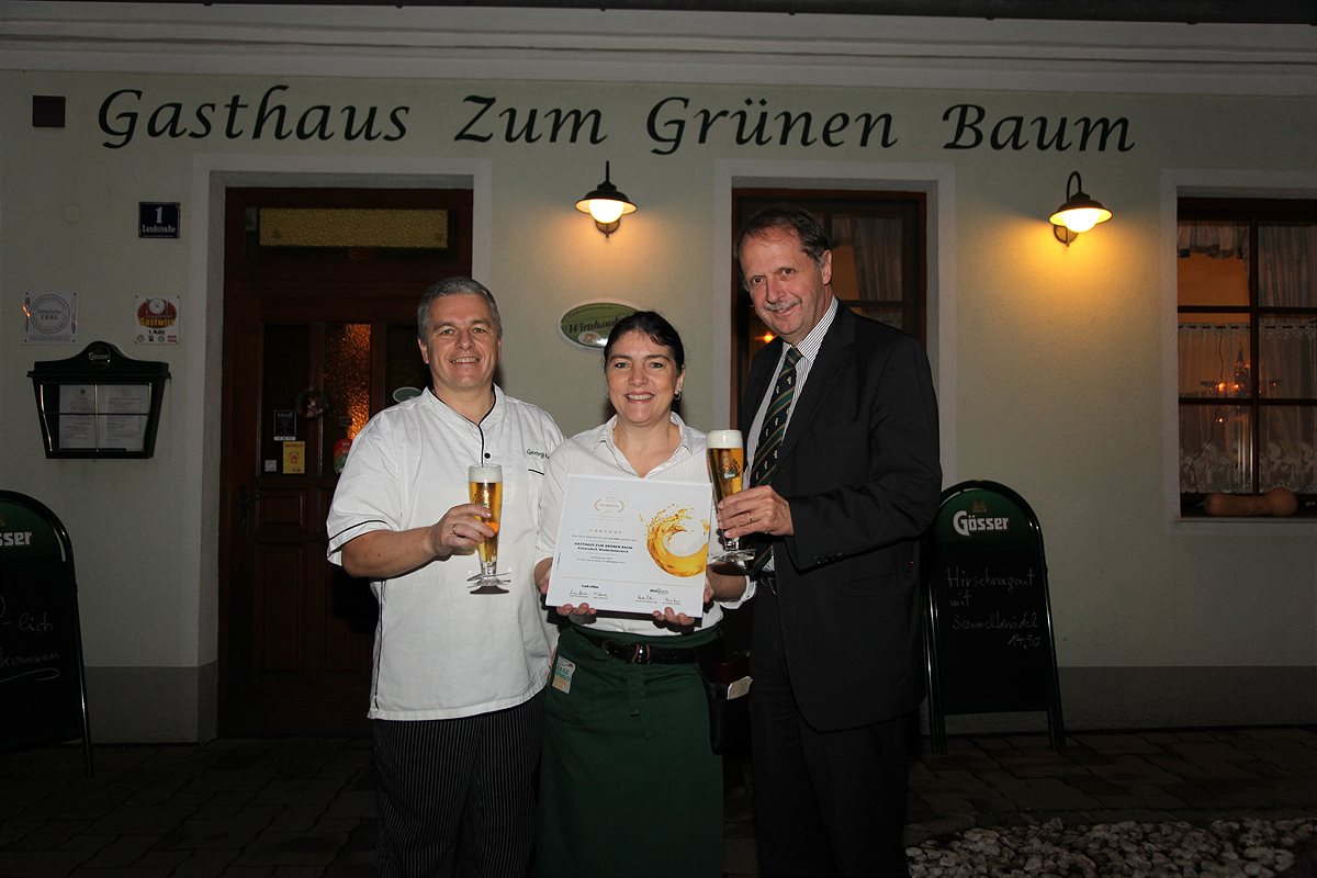 Vorbilder der österreichischen Bierkultur: Verleihung der Bierkrone 2015 in Niederösterreich
