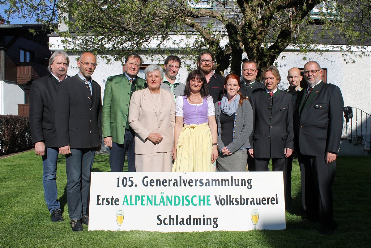 105. Generalversammlung der Ersten Alpenländischen Volksbrauerei 7. April 2014