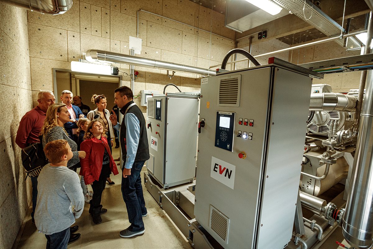 Bei einem Tag der offenen Tür im Oktober 2019 erhielten Anrainer und Interessierte Einblick in das Energieversorgungskonzept von EVN und Brau Union Österreich.