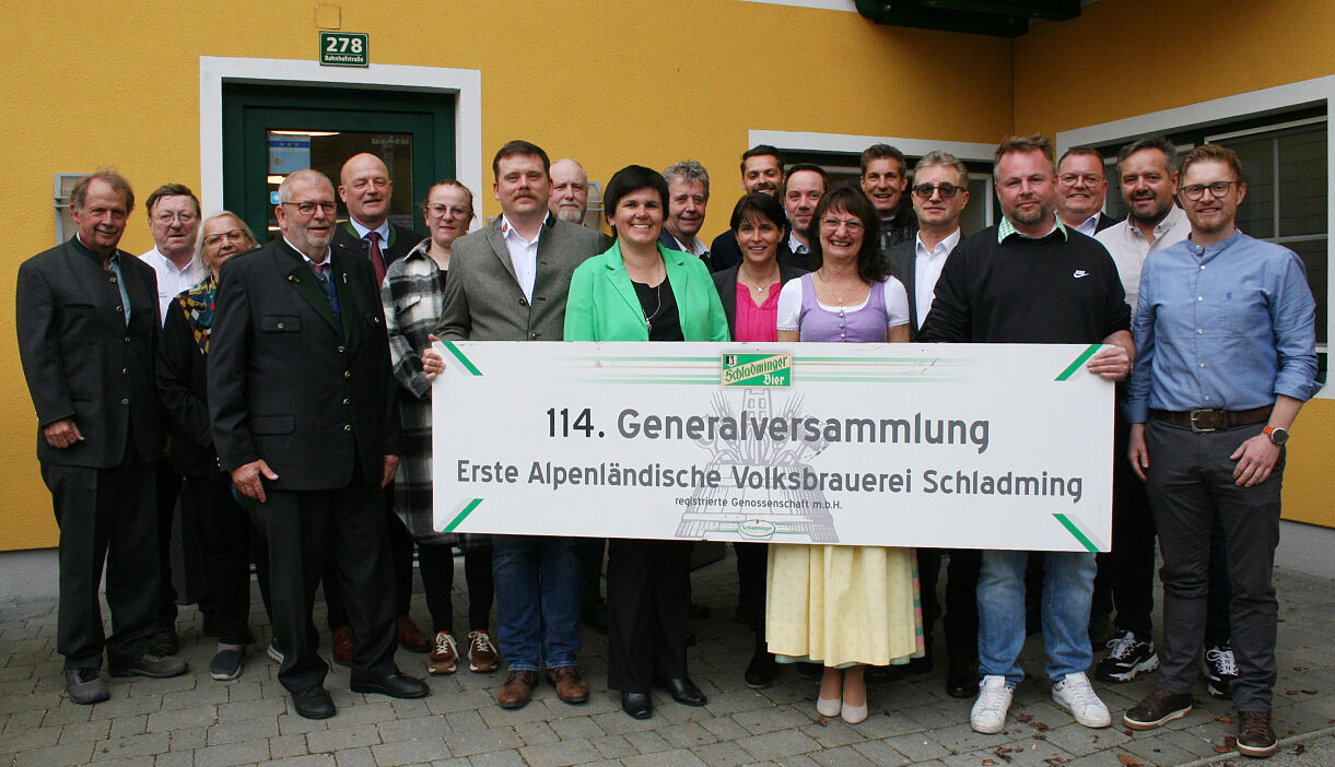Brauerei Schladming setzt auf Regionalität: 114. Generalversammlung der Ersten Alpenländischen Volksbrauerei
