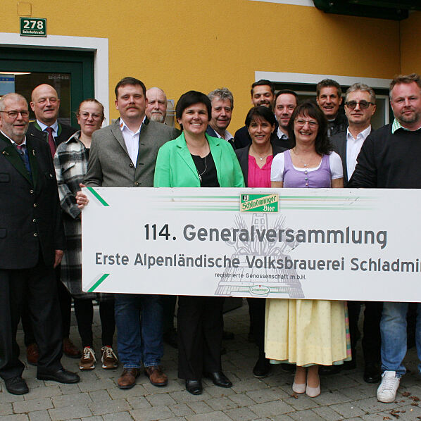 Brauerei Schladming setzt auf Regionalität: 114. Generalversammlung der Ersten Alpenländischen Volksbrauerei