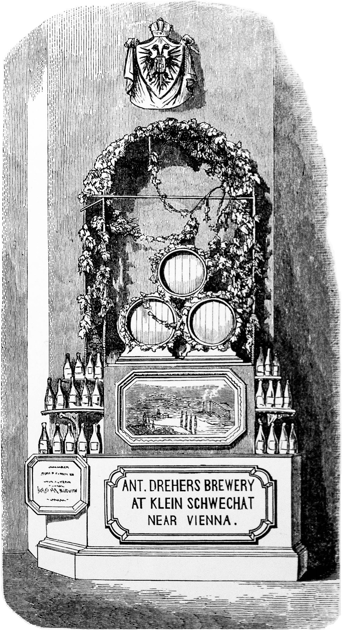 Drehers Lagerbier bei der Weltausstellung 1862 in London