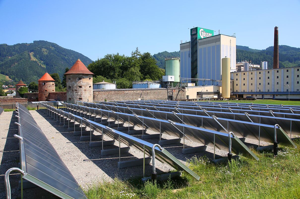 Die Brauerei forciert durch zahlreiche Initiativen die Nutzung erneuerbarer Energieträger.