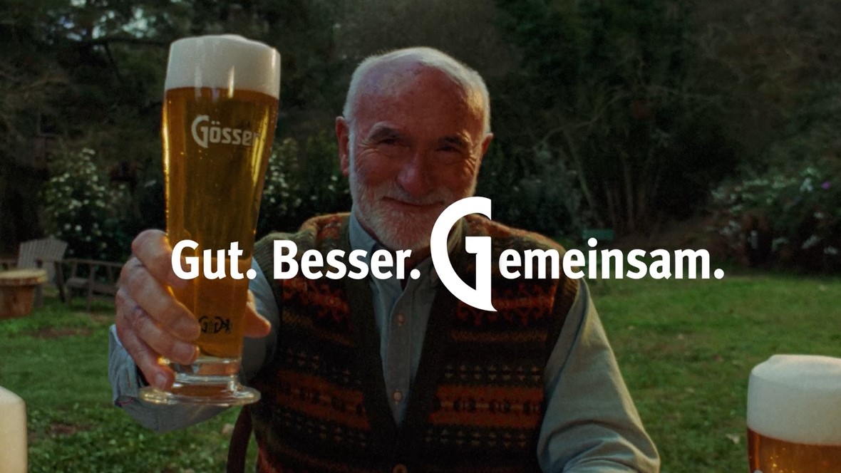Gösser, Österreichs beliebteste Biermarke, startet mit einer neuen Kampagne in die Zukunft