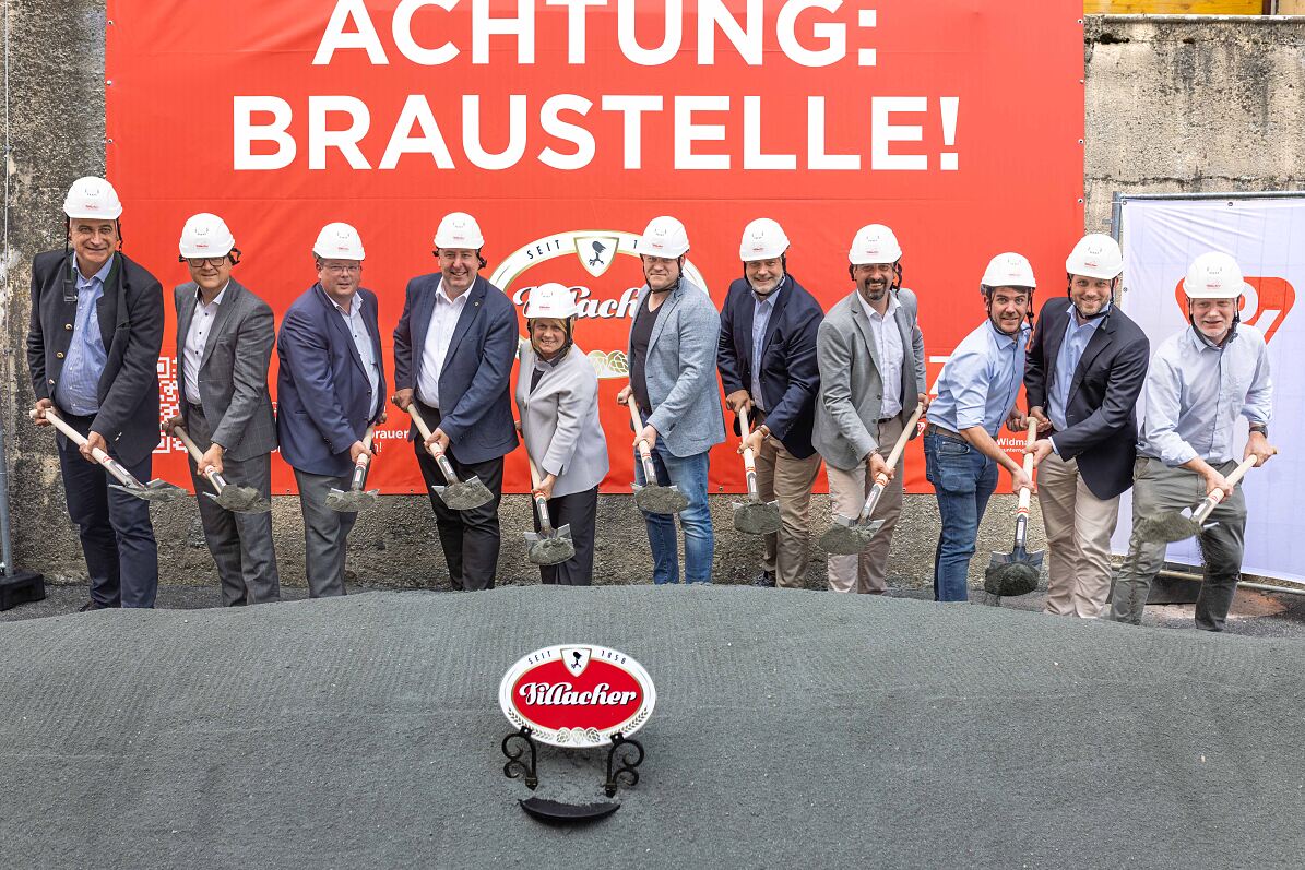 Spatenstich für neue Stadtbrauerei Villach – Eröffnung im Mai 2026 geplant